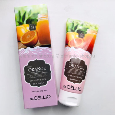 Пенка для умывания Dr. CELLIO Fruit Orange Foam Cleansing 100ml (125)