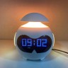 Часы-будильник с ночником и Bluetooth колонкой Emotion Clock White MA-620 (96)