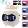 Часы-будильник с ночником и Bluetooth колонкой Emotion Clock White MA-620 (96)