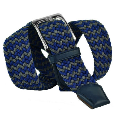 Ремень текстильный 35Rezinka-113 blue/grey