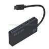 Разветвитель HUB VCOM USB3.1 Type-CM 4Port Black (UM)
