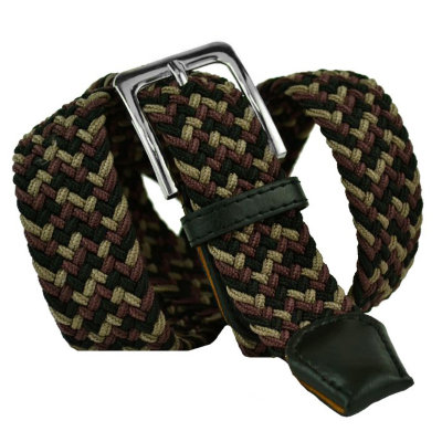 Ремень текстильный 35Rezinka-123 black/brown