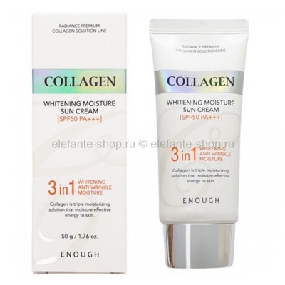 Солнцезащитный крем Enough 3in1 Collagen Sun Cream 50g (51)