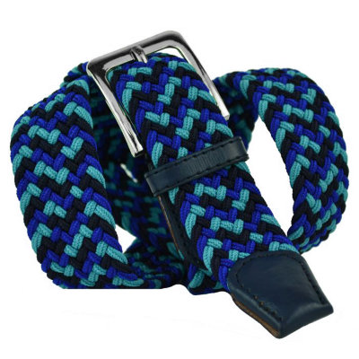 Ремень текстильный 35Rezinka-129 blue/multicolor