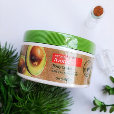 Крем для тела с экстрактом авокадо The Saem Natural Daily Avocado Body Cream, 300 мл (51)