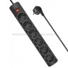 Сетевой фильтр DEFENDER DFS151 Black (UM)
