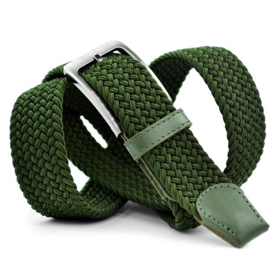 Ремень текстильный 35Rezinka-009 green
