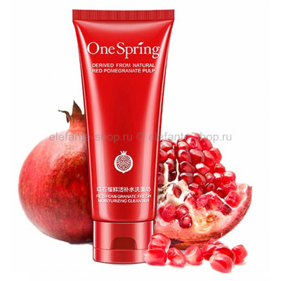 Пенка One Spring Red Pomegranate Fresh Moisturizing Cleanser