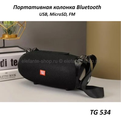 Портативная беспроводная Bluetooth колонка TG 534 Black (15)
