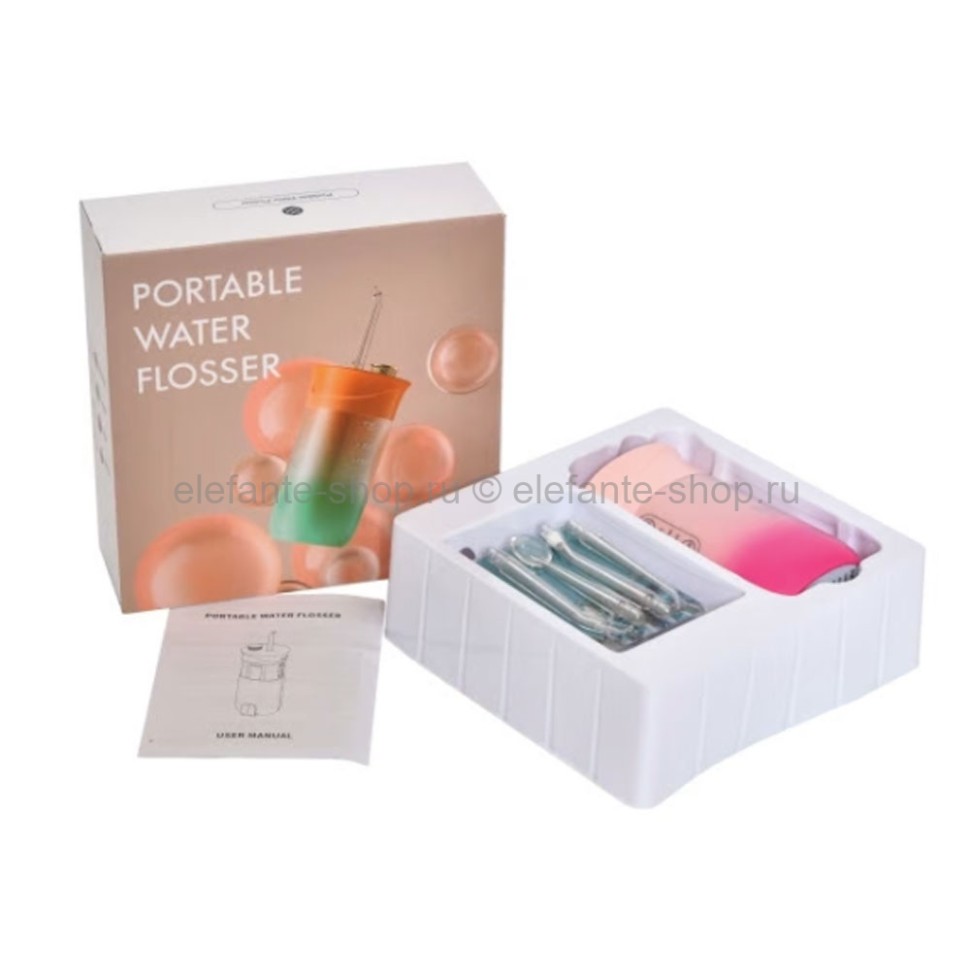 Ирригатор Portable Water Flosser Pink TDK-145 (TV)