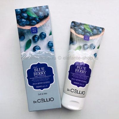 Пенка для умывания Dr. CELLIO Blueberry Foam Cleansing 100ml (125)