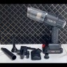 Аккумуляторный пылесос с насадками S-205 черный (BJ)