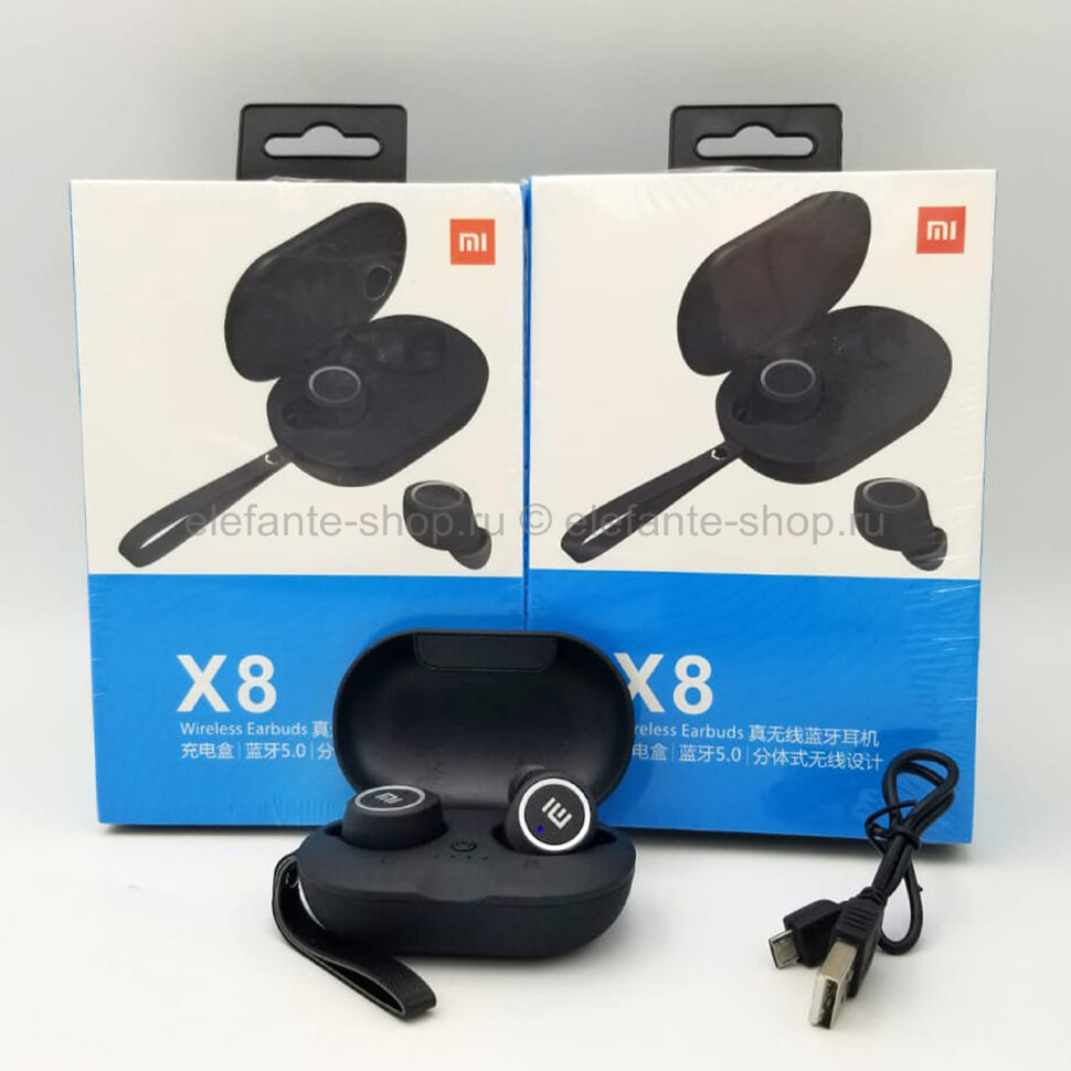 Беспроводные наушники MI X8 Black (15)