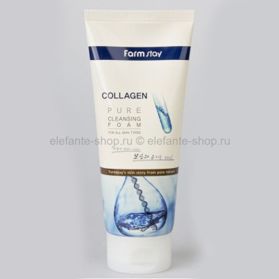 Пенка для умывания с коллагеном FarmStay Collagen Pure Cleansing Foam 180ml (51)