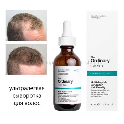 Сыворотка для волос The Ordinary Multi-Peptide Serum for Hair Density 60ml