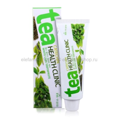 Зубная паста с экстрактом зеленого чая Mukunghwa Tea Catechin Health Clinic, 100 гр (51)