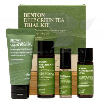 Набор миниатюр с зелёным чаем Benton Deep Green Tea Trial Kit (51)