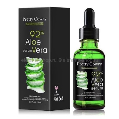 Сыворотка с экстрактом алоэ Pretty Cowry 92% Aloe Vera 30ml