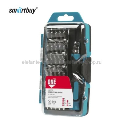 Набор бит с отвeрткой Smartbuy One Tools Set 31 CR-V (UM)