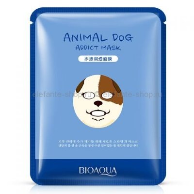 Маска для лица Собака увлажняющая BIOAQUA Animal Dog Mask (30г)