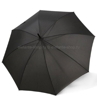 Зонт-трость мужской, черный, полуавтомат, длина 84 см, ZM-029