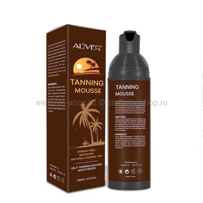 Мусс для автозагара Aliver Tanning Mousse 100ml (106)
