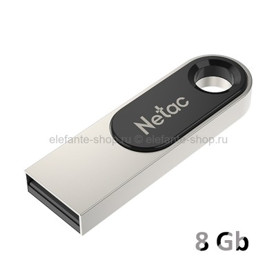Флеш-накопитель USB 8GB Netac U278 Black/Silver (UM)