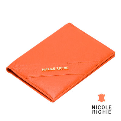 Обложка паспорта "Nicole Richie" #1503 Orange