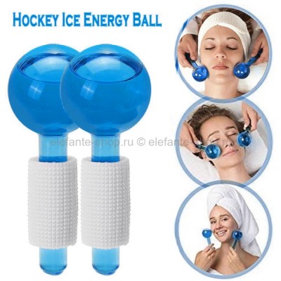Охлаждающие роллеры с эффектом лимфодренажа Hockey Ісе Energy Balls, 2 шт (125)