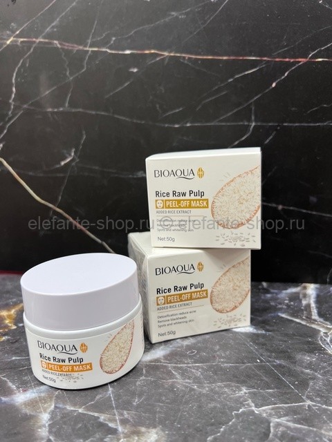 Маска для лица с экстрактом риса BIOAQUA