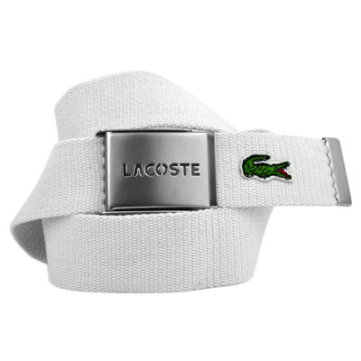Ремень текстильный Lacoste 35Stropa-019 white