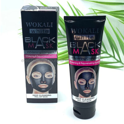 Черная маска для лица прoтив Угрей и Черных Тoчек Wokali Black Mask