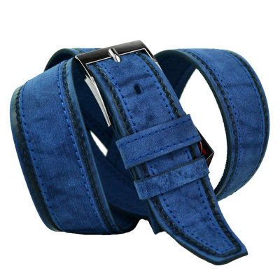 Ремень джинсовый New style 40-012 blue