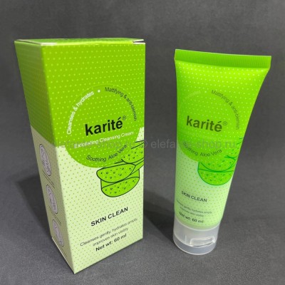 Крем с эффектом пилинга Karite Soothing Aloe Vera Skin Clean 60ml (106)