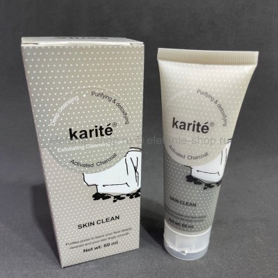 Крем с эффектом пилинга Karite Activated Charcoal Skin Clean 60ml (106)