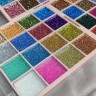 Палетка теней для век Feraas Glitter 16 цветов, в ряду 3 шт