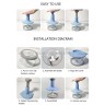 Блендер-измельчитель механический Press Cooking Machine 1.5L Blue 648-33 (BJ)