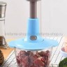 Блендер-измельчитель механический Press Cooking Machine 1.5L Blue 648-33 (BJ)