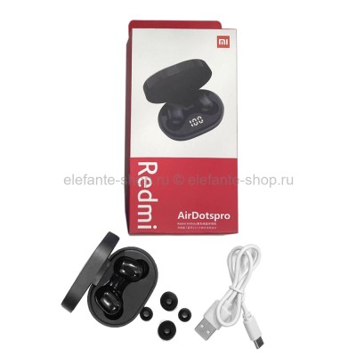 Беспроводные наушники Redmi AirDots Pro LED Black Red Box (15)