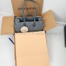 Сумка LV, люкс качества, текстиль + натуральная кожа