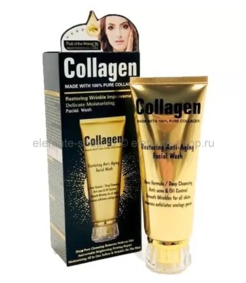Collagen Пенка для умывания Wokali Collagen