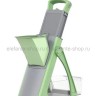 Овощерезка ручная для овощей и фруктов с контейнером S-30 зеленая (BJ)