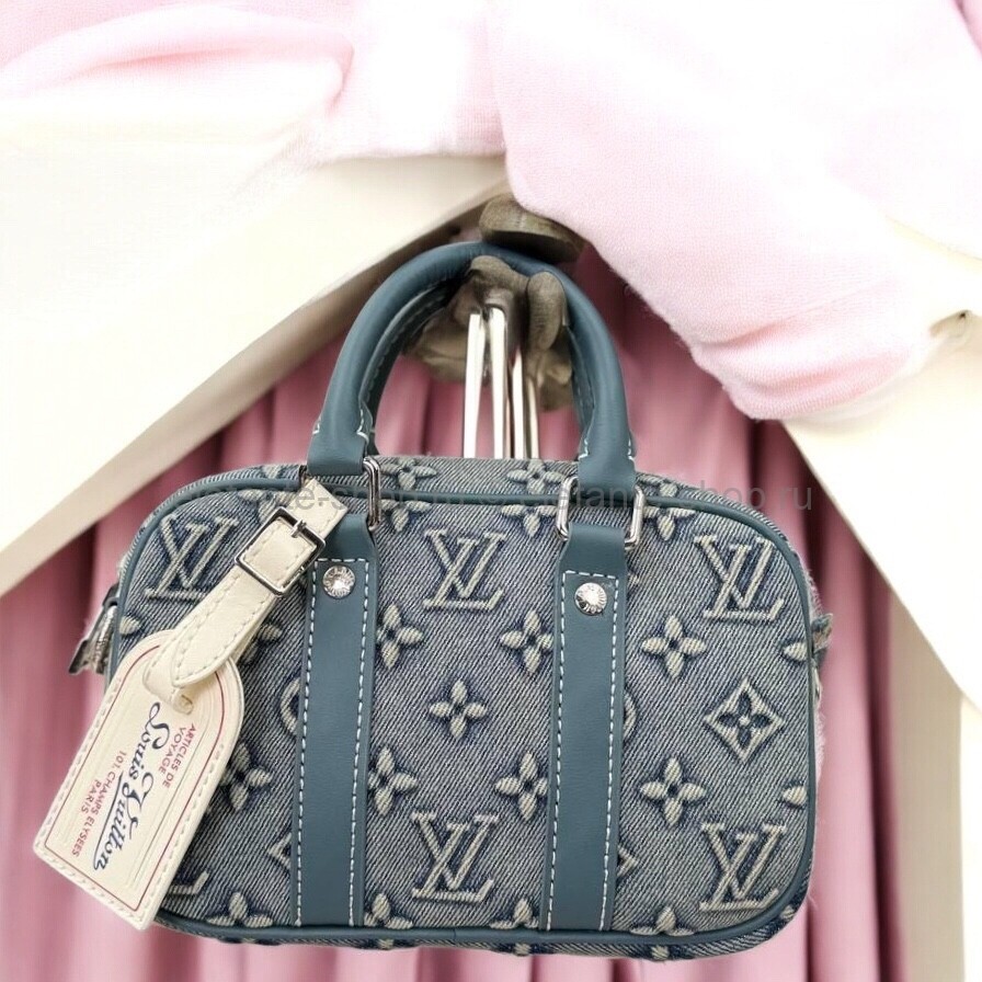 Сумка LV, люкс качества, текстиль + натуральная кожа 2