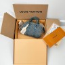 Сумка LV, люкс качества, текстиль + натуральная кожа 2