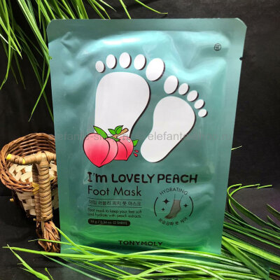 Маска для ног TONYMOLY I m Lovely Peach Foot Mask (78)