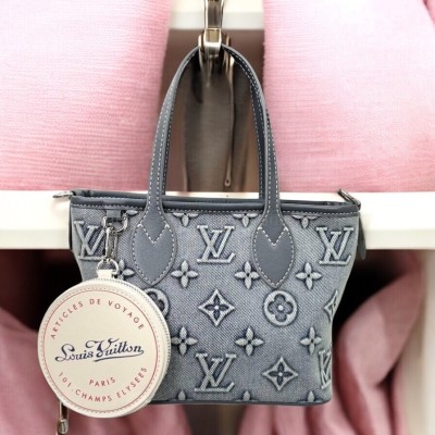 Сумка LV, люкс качества, текстиль + натуральная кожа 3