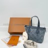 Сумка LV, люкс качества, текстиль + натуральная кожа 3