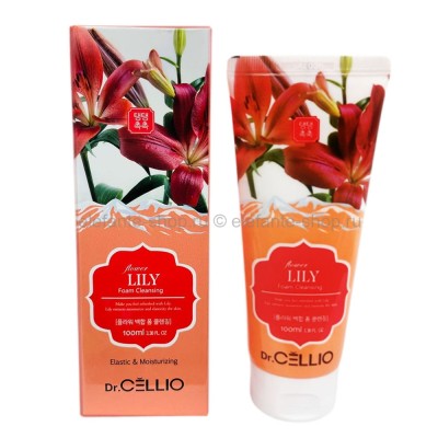 Пенка для умывания Dr. CELLIO Flower Lily Foam Cleansing 100ml (125)