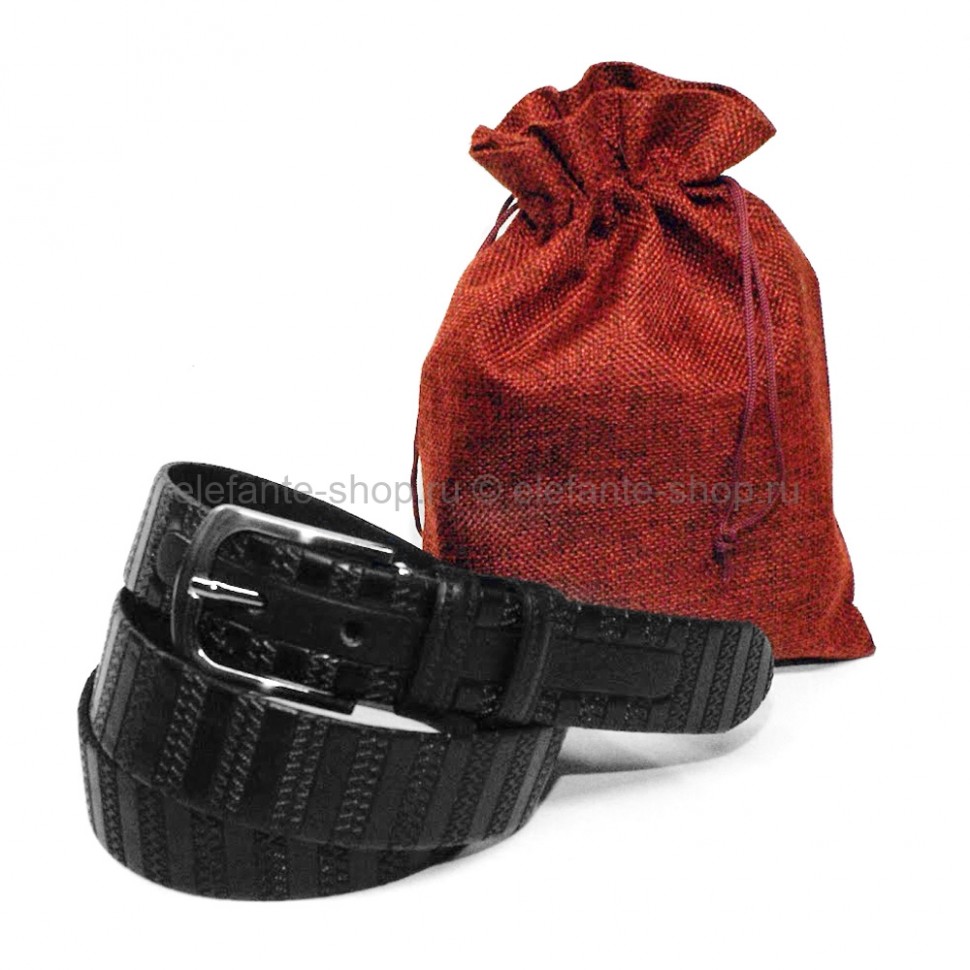 Ремень универсальный INTERBELT Black 3.5 см 41036