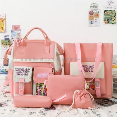 Набор сумок XINLAI BAIZI Set Bags 5in1 Pink